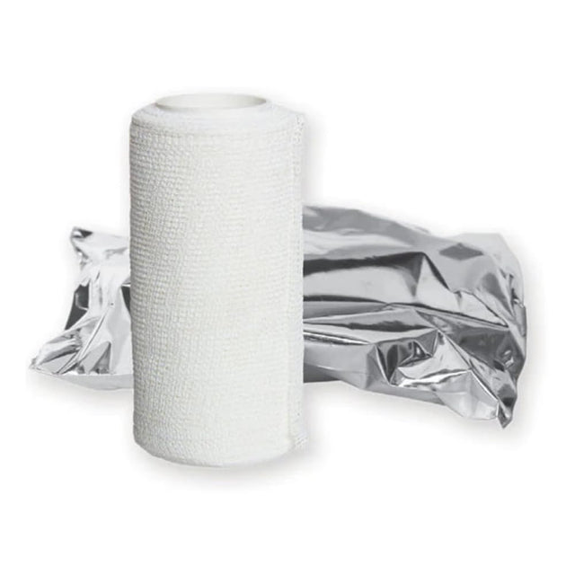 GEF Medica - 1 Benda Elastica all’Ossido di Zinco Zincgel,Fasciatura Medica per Supporto e Sollievo, Ideale per Gonfiore, Distorsioni, Ulcere e Vene Varicose, 10x7cm