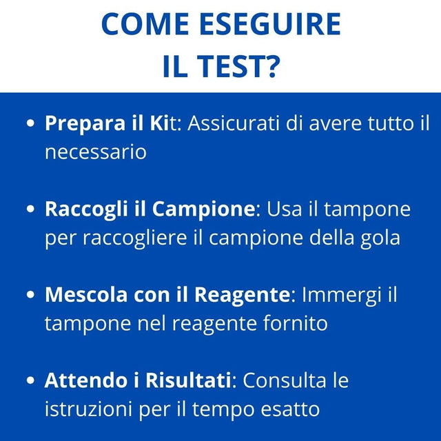 gef + medica - 20x Tampone Streptococco A - Test Faringeo per la Rilevazione dello Streptococco del Gruppo A | Facile ed Affidabile